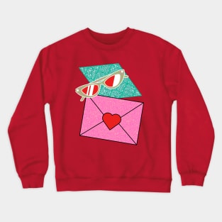 Retro Romance Love Letter Crewneck Sweatshirt